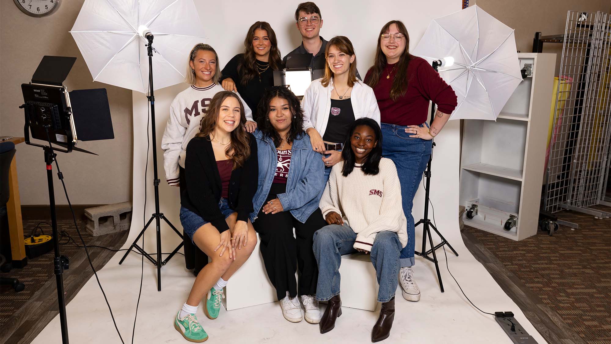 Group shot of students